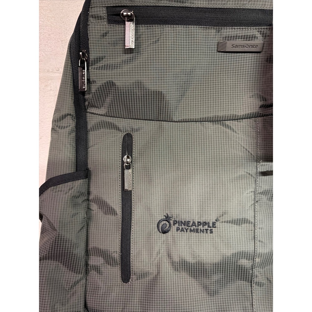 Samsonite Tectonic Cross Fire Backpack Olive Green Brand New with Tags - Picture 5 of 14